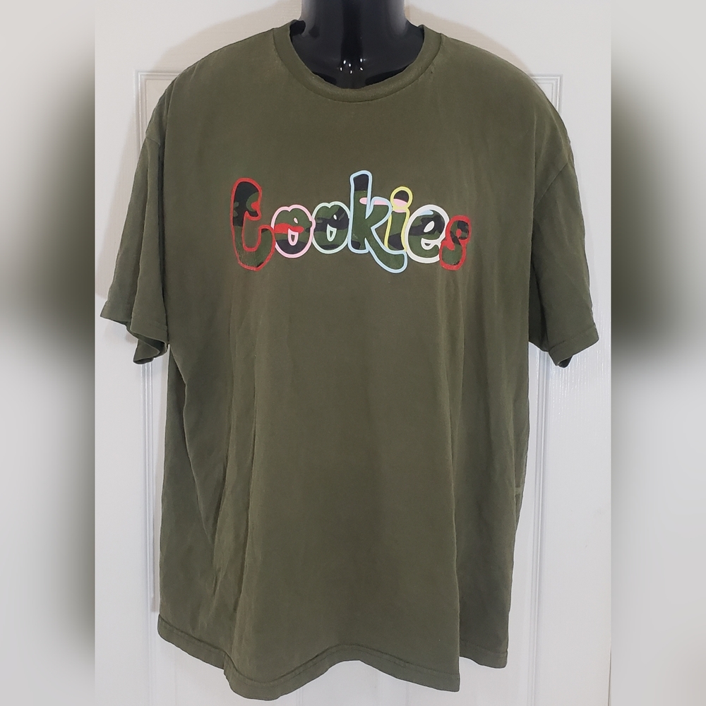 Cookies Clothing SF Original Logo Brown T Shirt Size 2X Men